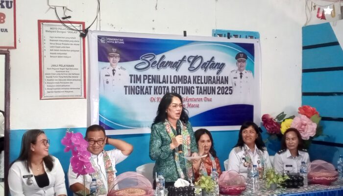 Momentum Lomba Kelurahan Tingkat Kota Bitung, Ny. Ellen Honandar Sondakh Ingatkan Kader TP PKK Sebagai Penggerak Perubahan