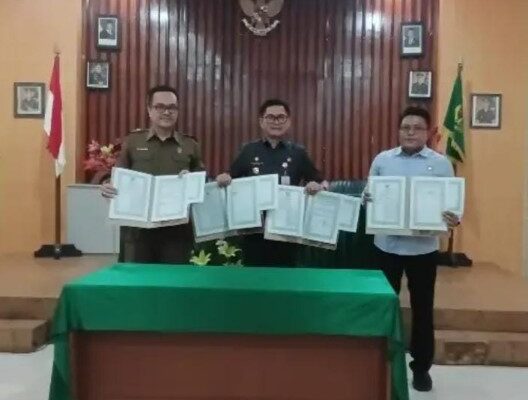 Fokus Tingkatkan Layanan Hukum, Pemkab Minut Teken MoU dengan PN Airmadidi dan Kejari