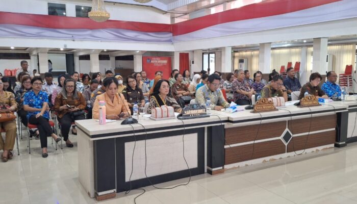 Kota Layak Anak, Wawali Randito Maringka Dan Bunda Paud Ellen Honandar Sondakh Diuji Evaluator KLA Nasional