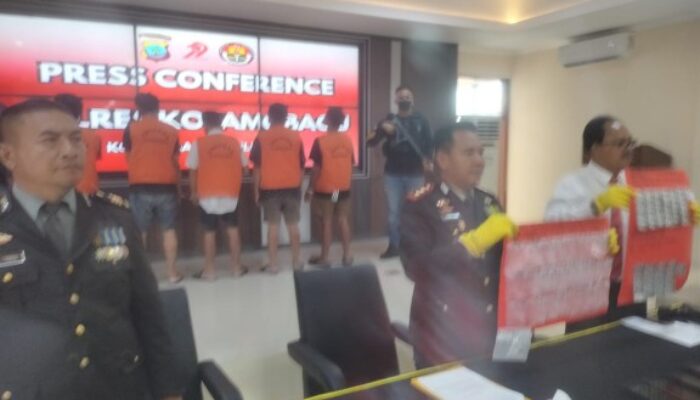Polres Kotamobagu Berhasil Gagalkan Peredaran Narkoba, Lima Tersangka Diamankan