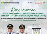 Hasil Seleksi P3K Tahap II Kotamobagu Resmi Diumumkan