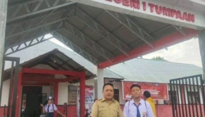 Bukan Hanya Pemimpin, Hansye Mintalangi Tunjukkan Peran Sejati Sebagai Ayah, Antar Anak di Hari Pertama Sekolah