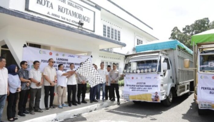 Desa/Kelurahan di Kotamobagu Terus Salurkan Bantuan Beras Kepada Masyarakat