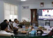 Wawali Kotamobagu Ikuti Peluncuran Logo dan Tema HUT ke 80 Kemerdekaan RI Secara Daring