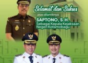Selamat Kepada Saptono S.H, Kejari Kotamobagu Yang Baru