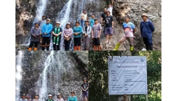 Penjabat Hukum Tua Lilian Liando Wujudkan Impian Warga Lolombulan Makasili Dengan Pembangunan Bak Air Bersih 