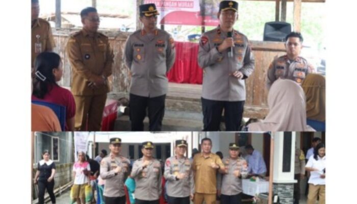 Jelang HUt RI ke 80, Polresta Manado Gelar Pasar Murah di Dua Lokasi Wilayah