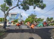 PUPR Kotamobagu Perbaiki Ruas Jalan Lembah Bening 