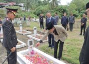 Menyambut HUT RI ke 80, Wali Kota Kotamobagu Weny Gaib Ziarah ke TMP Mongkonai