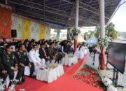 Wali Kota Kotamobagu Bersama OPD dan Muspida Nobar Upacara HUT RI ke 80 Di Istana Negara Jakarta