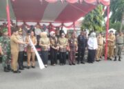 Pawai Pembangunan HUT ke 80 RI di Kotamobagu Berlangsung Meriah