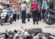 Polres Kotamobagu Razia Knalpot Brong di Sekolah -Sekolah