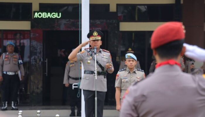 Kapolres Kotamobagu AKBP Irwanto Pimpin Upacara Hari Juang Polri