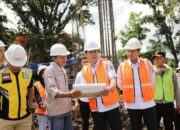 Wali Kota dan Wawali Kotamobagu Berkunjung ke Pembangunan Gedung Lebkemas