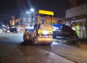 Pemerintah Kotamobagu Perbaiki Jalan Rusak Komplek Eks Pasar Serasi