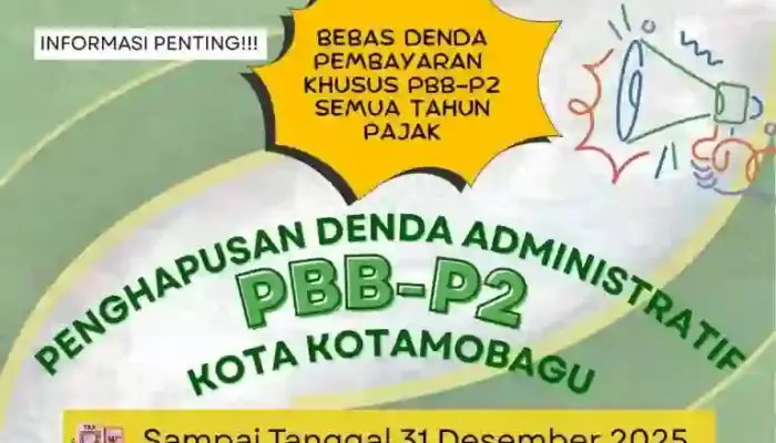 2025, Pemkot Bebaskan Denda Administrasi Bagi Warga Yang Menunggak PBB