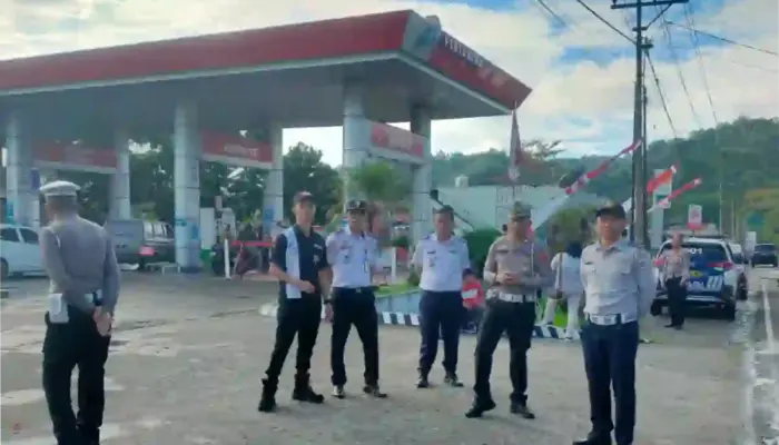 Dishub dan Satlantas Polres Kotamobagu Bakal Tindak Dump Truck Parkir Sembarangan di SPBU