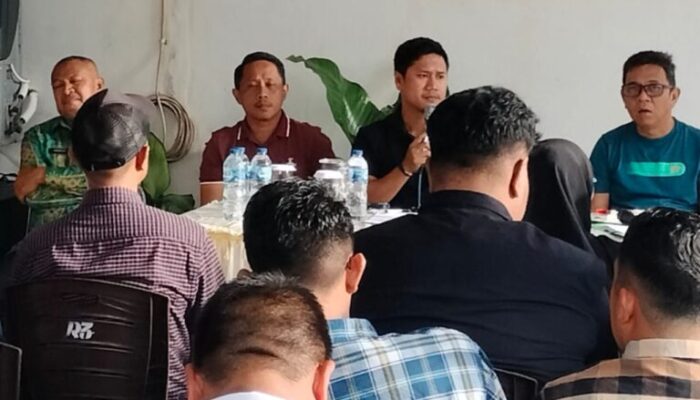 Rendy Mangkat Pimpin Rapat Perdana KONI Kotamobagu 