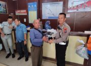 Peringati Hari KTN, Satlantas Bersama Samsat Kotamobagu Bagi -Bagi Helm Gratis 