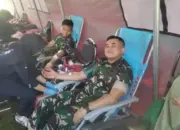 Dandim 1303 BM Fahmil Haris Ikut Mendonorkan Darah di Momen HUT TNI ke 80