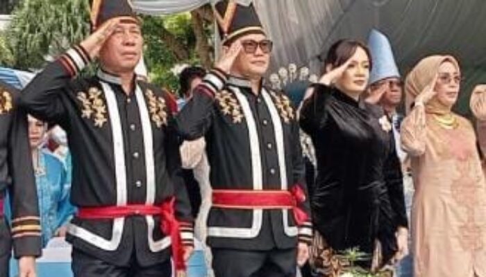 Hadiri Upacara HUT ke-61 Provinsi Sulut : Bupati Joune Ganda Tegaskan Komitmen Sinergi untuk Pembangunan Daerah
