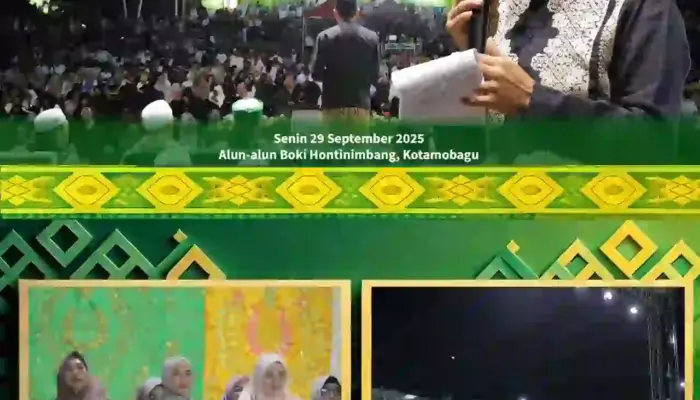 Wali Kota dan Wawali Kotamobagu Hadiri Perayaan Maulid Nabi SAW
