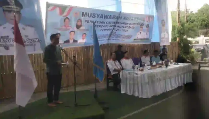 Wali Kota Kotamobagu Weny Gaib Buka Muskot PERCASI Ke IV