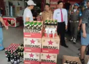 Ribuan Minuman Beralkohol Disita Tim Gakum Kotamobagu