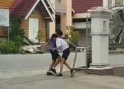 Wow… Dua Siswa SMP Kristen di Kotamobagu Tarung Bebas Dekat Sekolah
