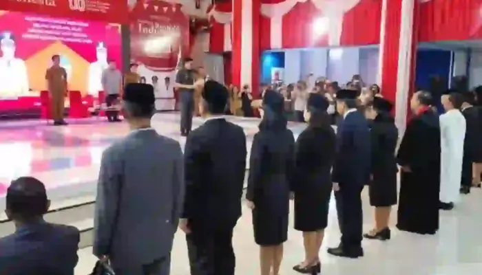 Lantik Pejabat Tinggi Pratama, Bupati JG Ingatkan Peningkatan Kinerja & Pelayanan Publik