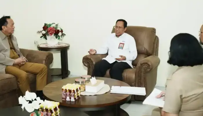 Bahas Peningkatan Efektivitas Pengendalian Korupsi, Wali Kota Tomohon Caroll Senduk Gandeng BPKP Sulut