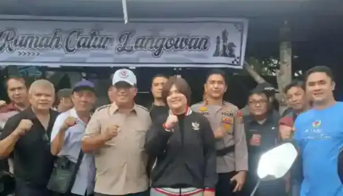 Resmikan Rumah Catur Langowan, Apa Pesan Ketua KONI Sulut Jerry Waleleng?