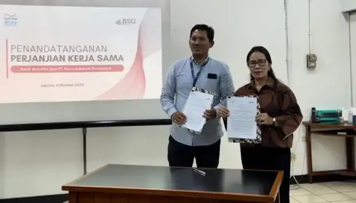 Permudah Pembayaran Pengadaan Barang/Jasa di Toko Gramedia, Bank SulutGo dan PT MEN Teken PKS