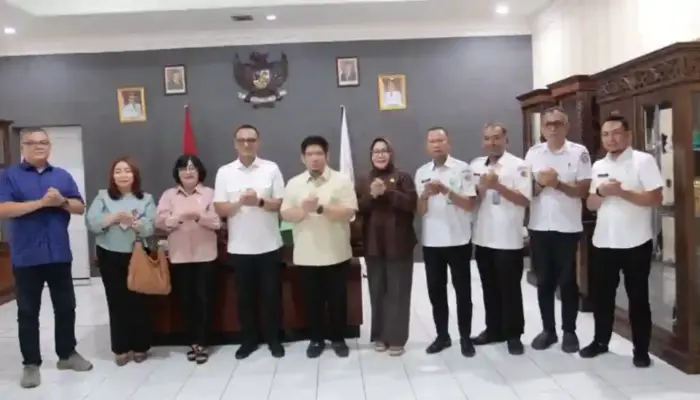 Sekda Kotamobagu, Sofyan Mokoginta Terima Kunker Pansus Perumda DPRD Sulut