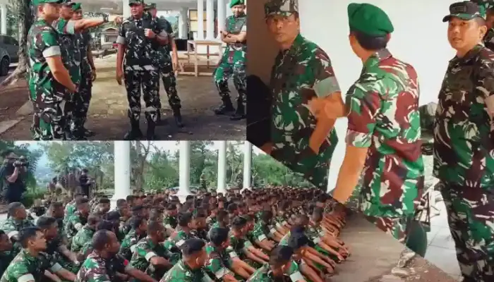 Kasdam XIII/Merdeka Berkunjung Yustinus Nono Berkunjung ke Yon TP 868/BS di Kotamobagu