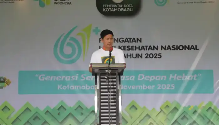 Wawali Rendy Mangkat Hadiri Puncak Peringatan HKN ke-61 di RSUD Kotamobagu