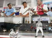 Pantau Persaingan Atlet, Gubernur Selvanus Didamping, Ketua Umum Porprov XII Richard Sualang