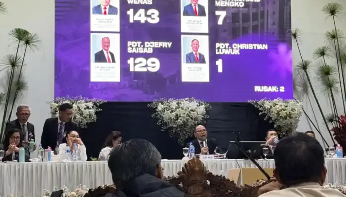 Terpilih di SMST ke-38, Pdt Adolf Katuuk Wenas Ketua BPMS GMIM Gantikan Pdt Hein Arina