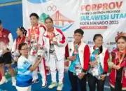 Kembali Berjaya, Tim Badminton Manado Juara Umum di Porprov XII Sulut
