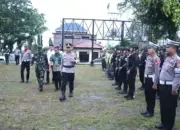 Kapolres Kotamobagu AKBP Irwanto Pimpin Apel Pasukan Pengamanan Nataru