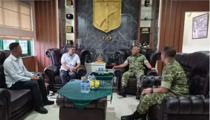 Sinergi, BPJN Sulut Temui Kodam XIII/Merdeka