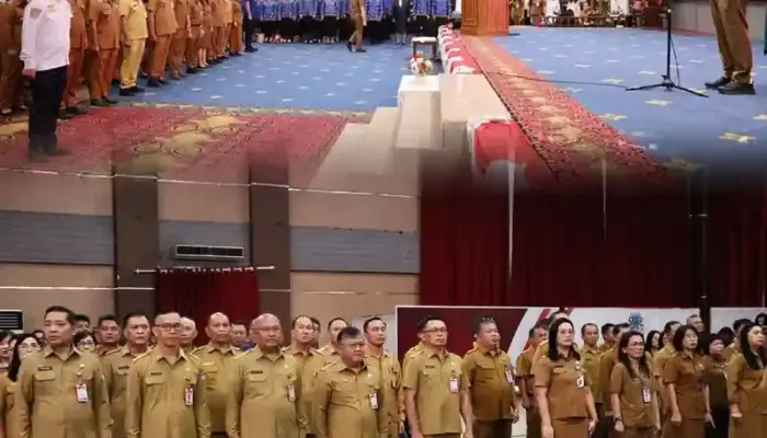 Pimpin Apel, Wawali Sampaikan Pesan Wali Kota Andrei Angouw untuk ASN Manado