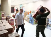 Bantuan Korban Banjir Sitaro Mengalir ke Posko Bantuan Kantor Gubernur Sulut