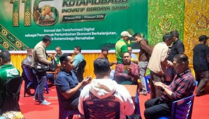 Lomba Domino HUT Kotamobagu Pasangan Wali Kota dan Kejari Raih Juara 3