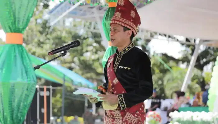 Wali Kota Kotamobagu Weny Gaib Pimpin Upacara HUT ke 116