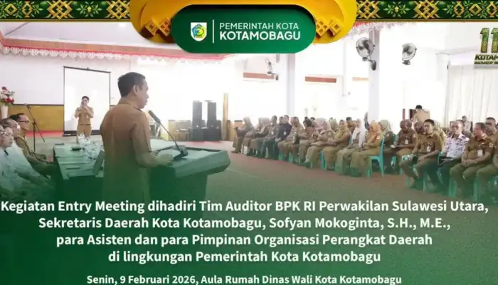 Wali Kota Kotamobagu Ingatkan OPD Siapkan Data Lengkap untuk Audit BPK RI