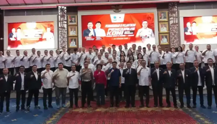 Resmi Dilantik, Ini Susunan Pengurus KONI Manado 2025-2029