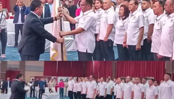 Lantik KONI Manado, Waleleng Ajak Sinergi Kejer Target 10 Besar PON 2028