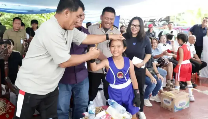 Boxing On The Street, Gubernur Yulius Tegaskan Dukungan Penuh untuk Kemajuan Tinju Sulut