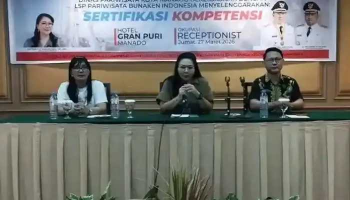 Tenaga Kerja Sektor Pariwisata di Manado Dibekali Sertifikasi Kompetensi